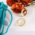 thumbnail image 7 of Alexcraft 14K Gold Plated Earring Sets for Women Dainty Stud Huggie Cubic Zirconia Hoop Earrings for Multiple Piercing Hypoallergenic Small Hoop Dangle Earrings Cartilage Earring Set, 7 of 7