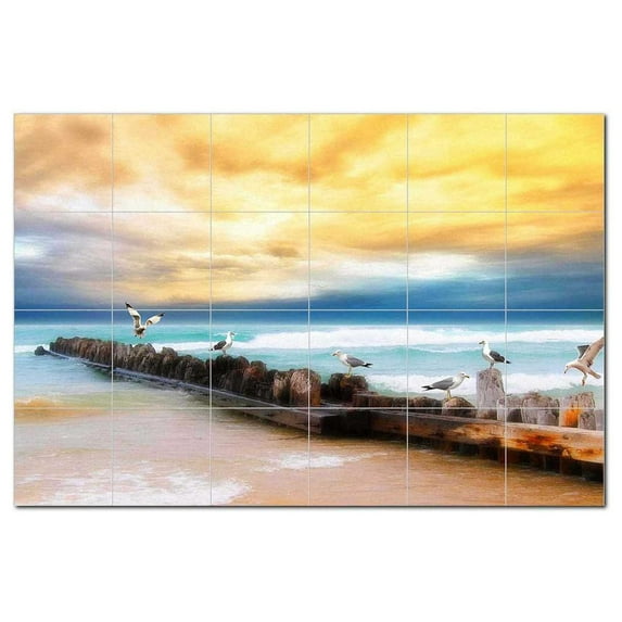 Bird Ceramic Tile Mural Kitchen Backsplash Bathroom Shower, 402025-M64