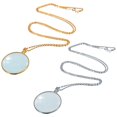 thumbnail image 2 of YUANOU Utility Monocle Lens Necklace With 5x Magnifier Coin Magnifying Glass Pendant(Gold), 2 of 7