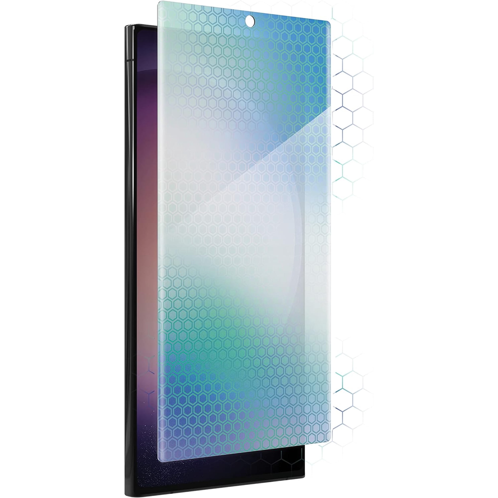 ZAGG InvisibleShield Fusion XTR2 Eco Curve Screen Protector for Samsung Galaxy S23 Ultra Easy to Install Anti-Blue Light Compatible with Biometric Fingerprint Scanner