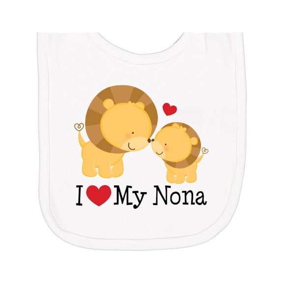 Inktastic I Love My Nona Newborn Bib