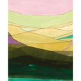 thumbnail image 3 of Fuchs, Jodi 12x14 Black Modern Framed Museum Art Print Titled - Pink Hills II, 3 of 5