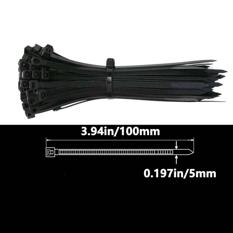 Long Zip Ties Heavy Duty 11.8 inch, Large Zip Ties with 200 lbs
