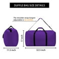thumbnail image 5 of iFARADAY Extra Large Duffel Bag 32.5 inch Lightweight Luggage for Travel(Purple), 5 of 7