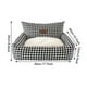 thumbnail image 3 of Fiudx Cama de Invierno para Mascotas, Acolchado Suave, Bordes Elevados para Mayor Soporte Cervical, Forma de Sofá Acogedor, Tela Gruesa Autocalentable, Alivio Del Dolor Articular, Uso En Interiores,, 3 of 5
