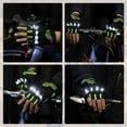 thumbnail image 6 of LED Cycling Gloves Half Finger, Savior Summer Mountain Bike Gloves, Rechargeable Battery 3 Modes High Brightness Double Switch Flashlight Gloves for Night Running Riding Exercising,Working, 6 of 8