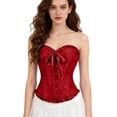 thumbnail image 1 of Bustier Élégant pour Soirée Formelle, Corset avec devant en Dentelle et Fermeture à Trois Crochets, 1 of 8
