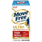 Move Free Type II Collagen, Boron & HA Ultra Triple Action Tablets, Move Free (75 Count In A Bottle) 1 ea