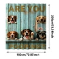 thumbnail image 3 of TIELUTT A Witty and Humorous Bathroom Curtain Embroide Shower Curtain Curtains for Small Windows in Bathroom Extra Long Shower Curtain Liner 84 Inches Long Tall Shower Curtain Shower Hang Line, 3 of 5