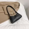 thumbnail image 4 of Bolso de mujer Bolso Hobo elegante Bolso simple para axilas Bolso bandolera (Negro), 4 of 8