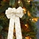 thumbnail image 5 of Large Christmas Bows For Wreath Decorations Christmas Tree Toppers Red Bows The Outside Of Wedding Cars Garden Patio Front Door Decorations, 5 of 6