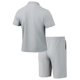 thumbnail image 5 of Eres Más Que una Camisa de Puntuación de Prueba de Color Sólido Casual con Cuello, Bolsillo con Botones de Manga Corta, 5 of 9