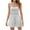 Gray, variant on BLVB Women Summer Casual Square Neck Rompers Sleeveless Spaghetti Strap Smocked Shorts Jumpsuit with Pockets Outfits Clothes