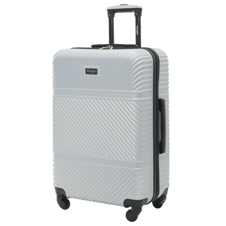 Wrangler Carry & Checked 4 Pc Hardside Spinner Luggage Set