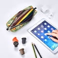 thumbnail image 5 of Rocae Snake And Floral for Pen and Marker Pouch with Zipper for Men and Women, Stationery Bag Pen Holder for Work and Office, 5 of 9