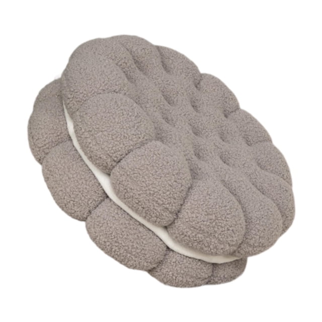 Cojín para silla, cojín para asiento, 14,6 "x 14,6", cojín suave para el suelo de meditación, almohada para el suelo, para interior, jardín, balcón, Gris