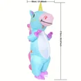 thumbnail image 4 of Inflatable Unicorn Costume Cosplay Party Holiday Christmas Halloween Parade Carnival Suit Jumpsuit Theme Party Dress Up,Height 59"–74.8",BLUE, 4 of 6