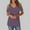 Purple, variant on EchfiProm V Neck Blouses for Women Tunic Trendy Black 2024 Off Shoulder Solid Short Sleeve Lightweight Shirts S
