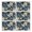 Pioneer Flower Floral-3, variant on Pioneer Flower Floral Print Pattern Summer Placemats Table Placemats Set Of 4-Linen Kitchen Washable Placemats Table Mats 12x18 Inch Non-Slip Heat Resistant