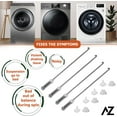 thumbnail image 4 of Set 4Pcs Washer Suspension Rod Kit Replaces W10780048 For Admiral ATW4675YQ1, Whirlpool WTW4800XQ4 WTW4800XQ1 WTW4800XQ2, 4 of 5