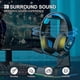 thumbnail image 3 of Wired Gaming Headset, Wired PC Headset for Xbox One, PS5, PS4, Laptop, Switch, H2 Over-Ear Gaming Headphones, 3 of 5