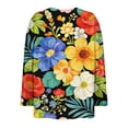 thumbnail image 5 of MEICHEN Women's Fashionable Casual Comfort Printed Sleeve Top Loose Summer T Shirts for Women, 5 of 5