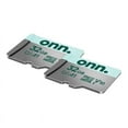 onn. 32GB Class 10 U1 MicroSDHC Flash Memory Card 2Pack