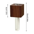thumbnail image 3 of Yrmaups Magnetic Refrigerator Sticker, Solid Wood Flower Vase Magnet with Glass Tube, 3D Decorative Fridge Magnet for Holding Small Vegetation, Kitchen Magnetic Decor, Home Office Whiteboard Magnet, 3 of 6