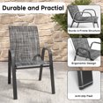 thumbnail image 7 of wide Seat Waterproof Teslin Fabric Chair with Ergonomic Support for Outdoors, 7 of 7