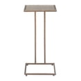 thumbnail image 5 of Ringen Side Table Bronze End Table, Modern Style, Mirror Glass square shape tabletop, Steel, Indoor Living, 5 of 9
