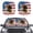 American Flag Eagle, variant on Jiueut Tiger Clouds Ink Print Windshield Sun Shade 2-Piece Foldable Blocks Sun Heat and UV Rays Car Sunshade Protect Your Vehicle Interior for Universal Cars SUV Truck RV
