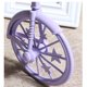 thumbnail image 4 of Soporte para plantas de decoración de flores artificiales de bicicleta nostálgica (púrpura) JM, 4 of 5