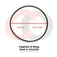 thumbnail image 4 of Captain O-Ring - Replacement Pentek 151254 / 3M 68898-31 / American Plumber WBC-OR Square O-Ring 3 Pack, 4 of 9
