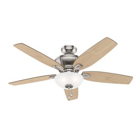 Hunter 52 Kensington New Bronze Ceiling Fan With Light Kit And