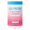 Vital Proteins Grass Fed Collagen Peptides Advanced Powder Supplement, with Hyaluronic Acid + Vitamin C, Strawberry Lemon Flavor, 10.5oz
