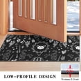 thumbnail image 3 of Black Gothic Skull Cat Pattern Door Rugs,Washable Non Slip Door Mats Indoor,Decorative Door Mats,Entry Mat Indoor for Entrance,Bedroom,Kitchen,Bathroom,17"x30", 3 of 6