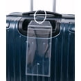thumbnail image 4 of Cruise Tags Luggage Etag Holders With Zip & Loops Thick PVC Waterproof ID Holders For Travel Suitcase Baggage Claim Labels Durable Accessories For Vacation Clear 5Pcs, 4 of 5
