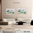 thumbnail image 4 of Elephant Stock Beach Concept Spa Wall Art - Horizontal Canvas Wall Art - Spa Wall Decor - Wellness Canvas - Teal And Blue Decor - 48" x 32", 4 of 8