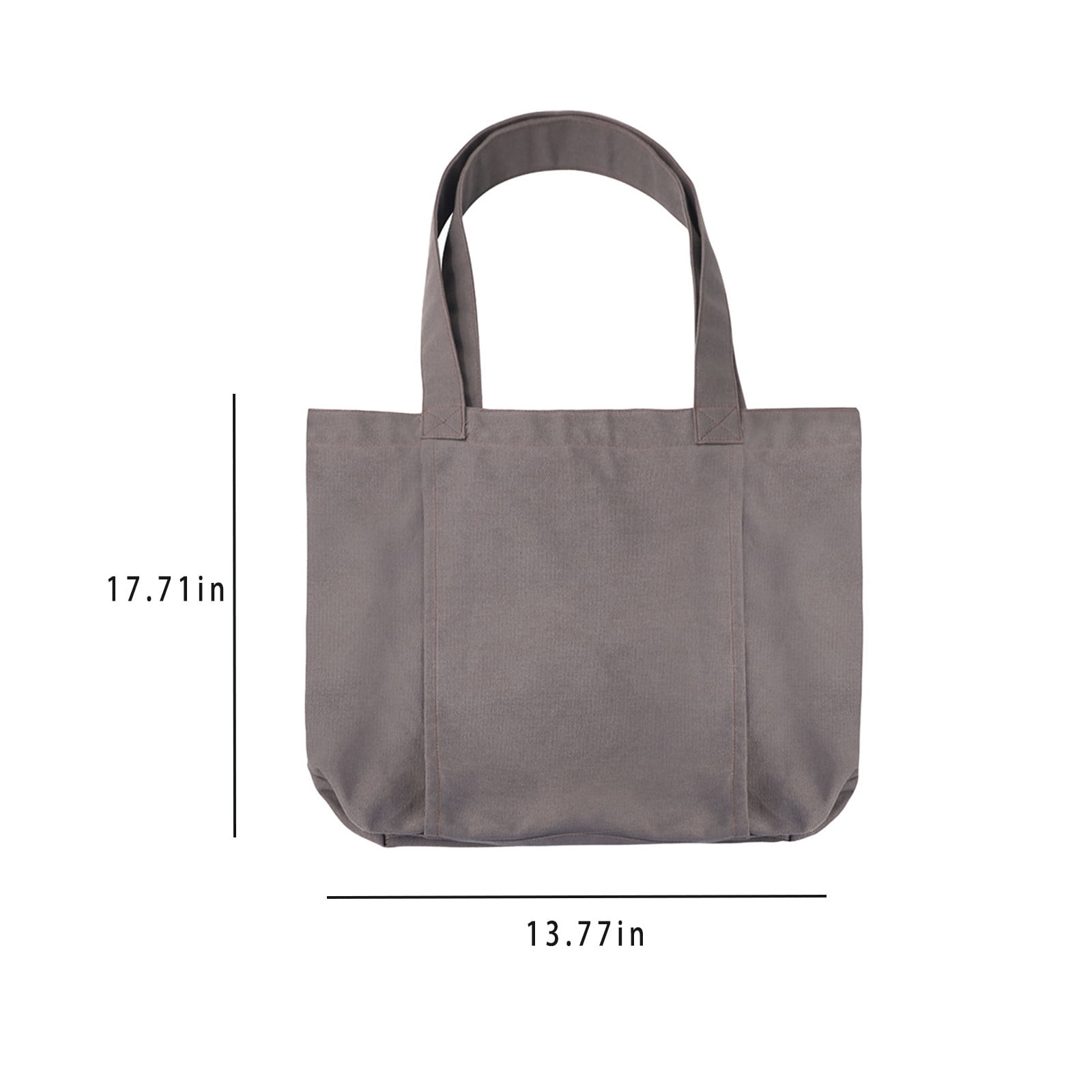 Sac Fourre-Tout en Toile avec Tapis de Yoga et Poche de Poids, Adapté pour Bureau, Entraînement, Pilates, Voyage, Plage et Gym
