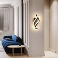 thumbnail image 3 of Indoor Wall Light, Modern 16W LED Wall Lamp, Sconces Warm White Light, Black for Bedroom, Living Room [Energy Class E], 3 of 5