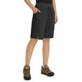 thumbnail image 2 of BALEAF Women's Hiking Long Shorts 11" Quick Dry Bermuda Cargo for Curvy Lightweight Pockets Black L, 2 of 7