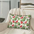 thumbnail image 3 of Bingfone Watermelons Print Satin Pillowcase for Hair - Standard Size with Zipper Silky & Soft Pillow Covers,20x30 inches, 3 of 8
