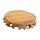 thumbnail image 2 of Soporte de exhibición de esculturas de figuras con base de madera, maceta de piedra maciza de madera y florero 10cm, 2 of 9