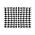 thumbnail image 1 of RYLABLUE Rideaux de Cuisine Motif Pied-de-Poule Noir et Blanc 26x39 Pouces, 2 Pcs, 1 of 3