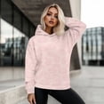 thumbnail image 5 of COEQINE Sweatshirts Women's Hoodies Pullover Oversized Loose Casual Wear Printing Long Sleeves Soft Outfits Fashion Women Y2K Cozy Hooded Sweatshirt Lip Print Fit Lightweight, 2XL, 5 of 7
