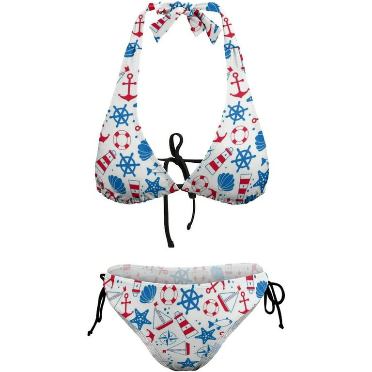 Louis Vuitton Star Print Triangle Bikini Top