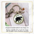 thumbnail image 4 of Mama Bear Gutsy Goodness Bronze Metal Keychain 30mm Pendant New Mom Handmade Adult Female Jewelry Gift, 4 of 8