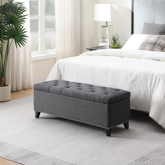 Memory Foam Loveseat Sofa Bed in Black Corduroy, Converts to Sleeper with Storage Pockets, No Assembly Required for Apartments and Small Spaces