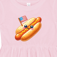 thumbnail image 4 of Inktastic All-american Hot Dog Girls Baby Dress, 4 of 5