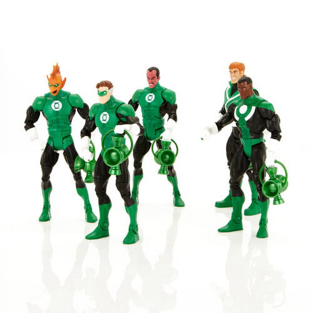 DC Universe Classics Exclusive Green Lanterns Light Action Figure 5Pack Tomar Re, Sinestro, Hal Jordan, John Stewart Guy Gardner - image 2 of 5